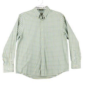 Eddie Bauer Button Down Shirt‎ Men's Size L Long Sleeve Plaid Collared Cotton